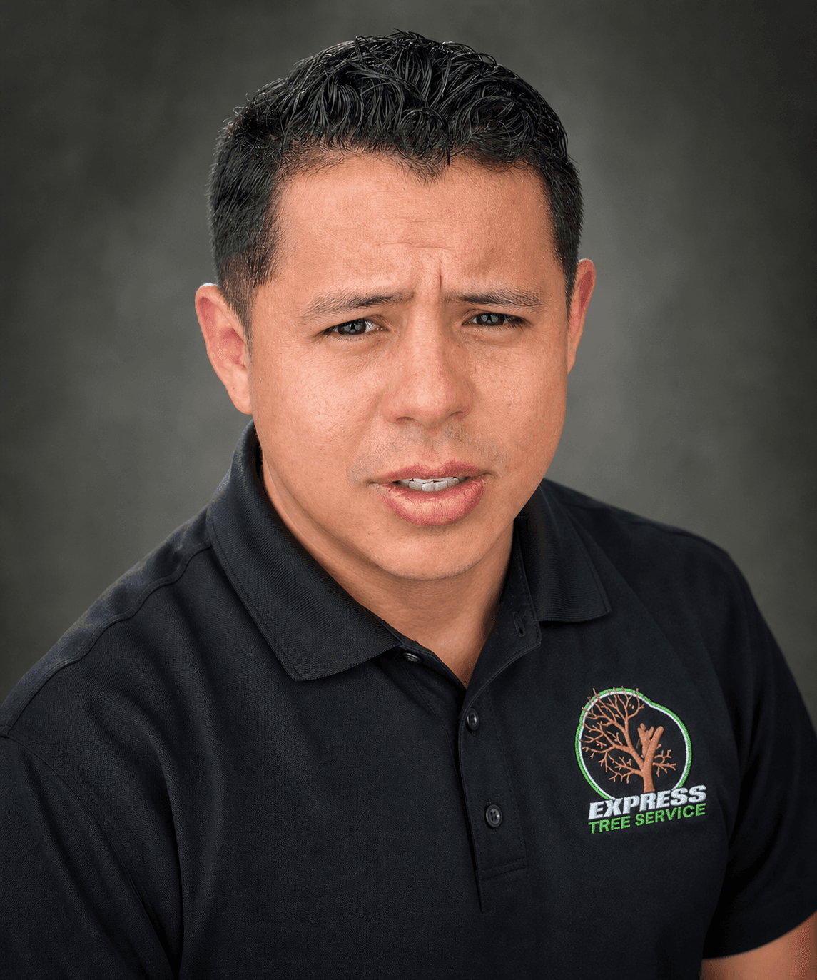Erick Fugon, owner and founder of Express Tree Removal Services, LLC in Ann Arbor, Michigan